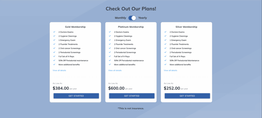 dental membership software
