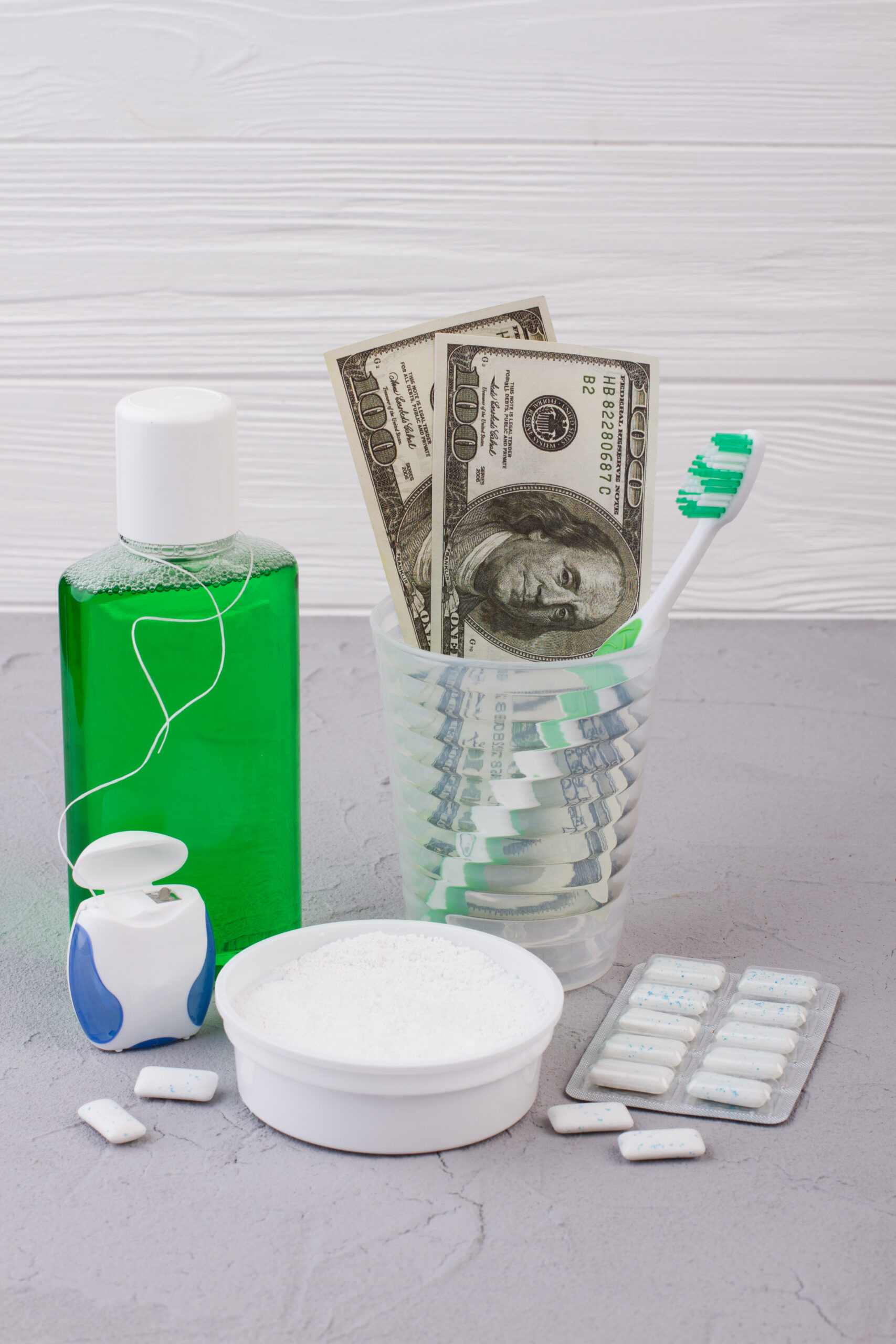 An example of teeth cleaning costs