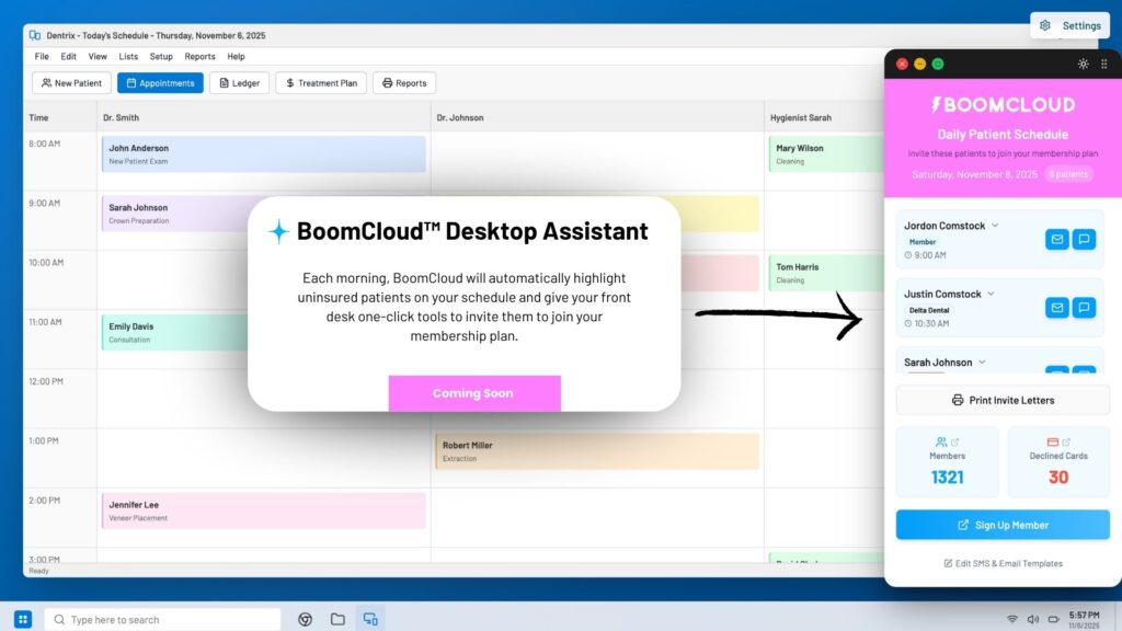 Dental Membership Software desktop app