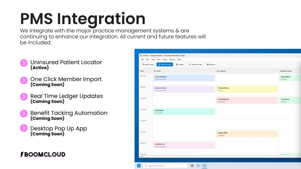 Dental Membership software with practice management integration