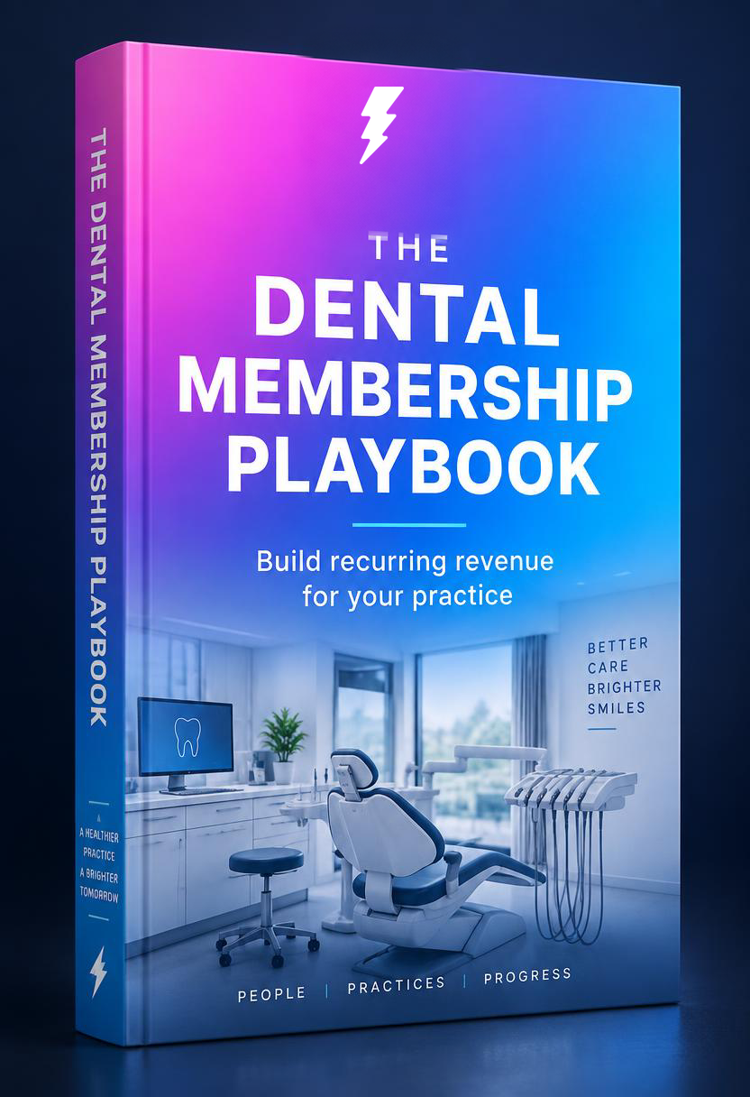 Get the dental membership playbook cover