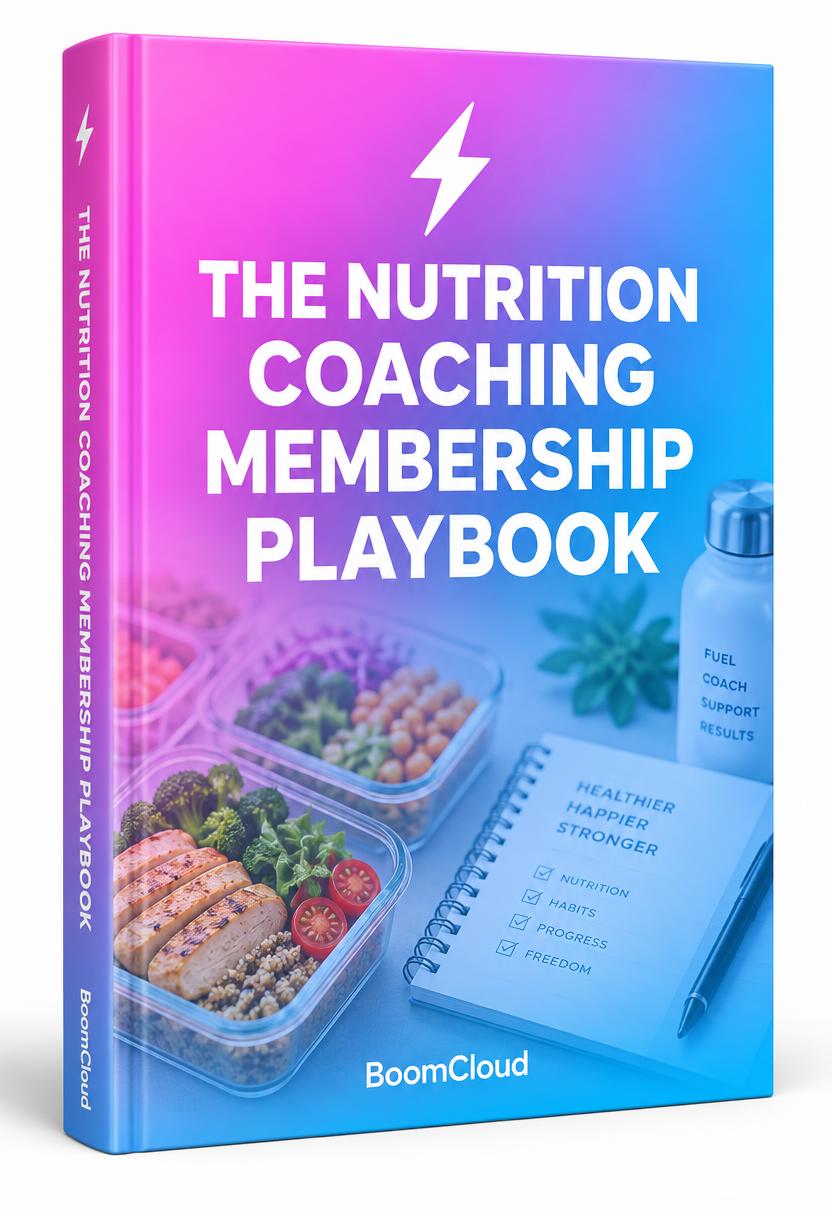 Nutrition & Dietitians membership playbook