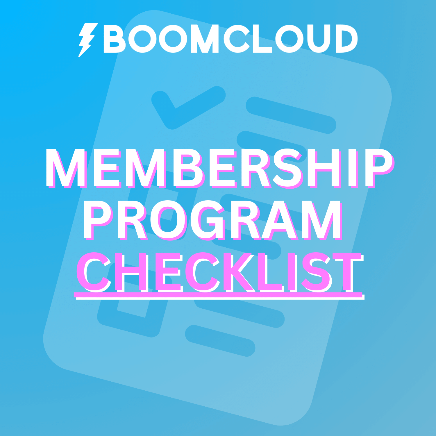 Membership Program Checklist Cover